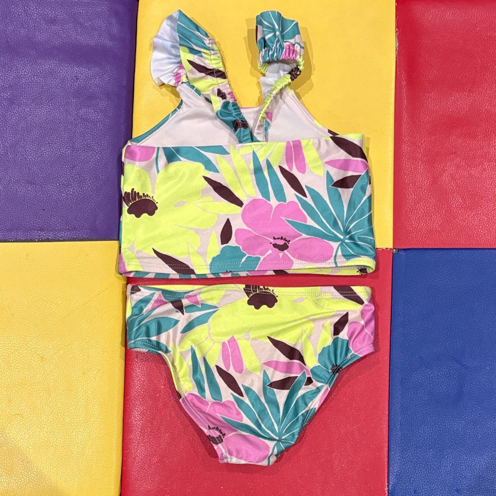 2-3T Floral Kids Swim Set - Picture 3 of 3